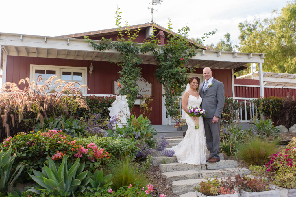 Wozniak_Wedding_144 Wedding Couple at The Red Horse Barn Outdoor Wedding Venue in Orange County, CA